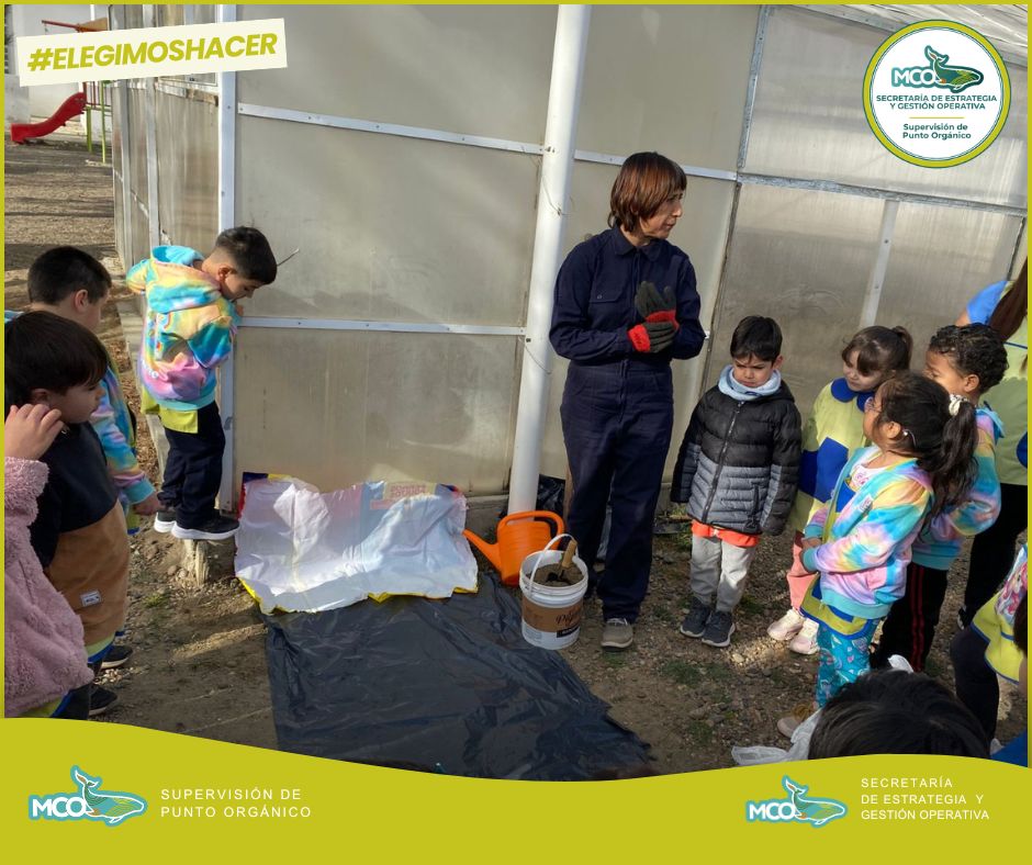 Capacitación en compostaje en el Jardín N° 52