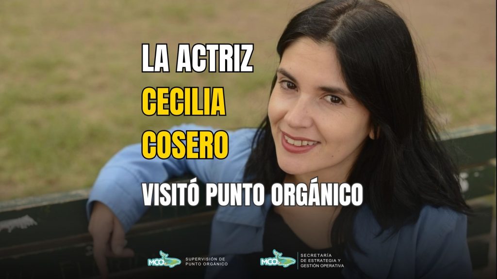 La actriz Cecilia Cosero visitó Punto Orgánico