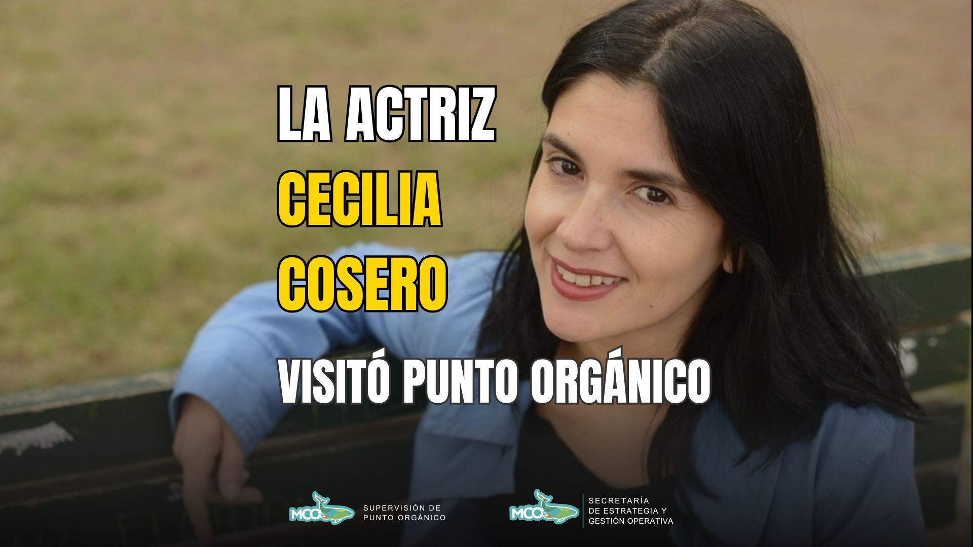 La actriz Cecilia Cosero visitó Punto Orgánico