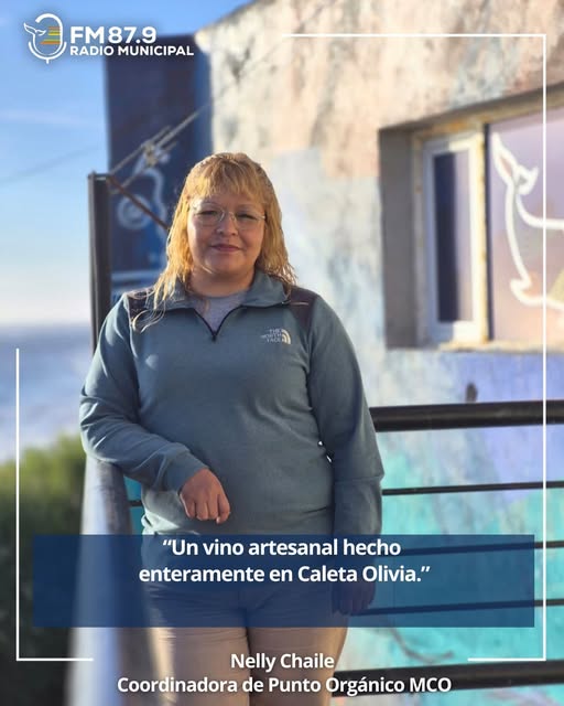 Nelly Chaile, coordinadora de Punto Orgánico, visitó los estudios de Radio Municipal 87.9