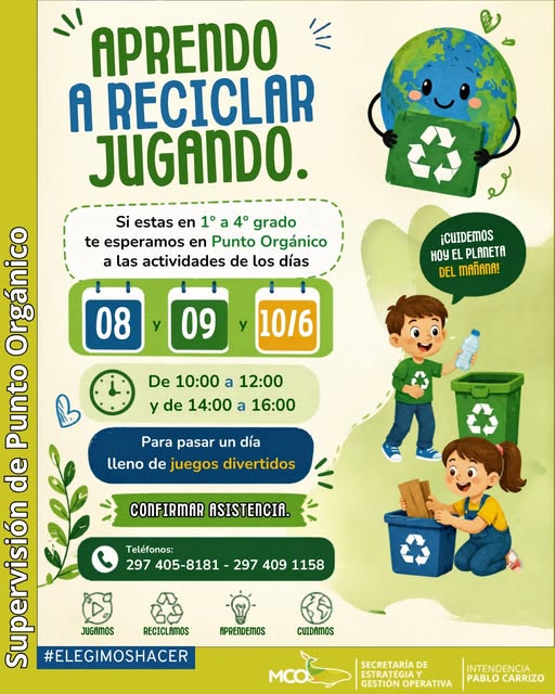 ¡APRENDO A RECICLAR JUGANDO!
