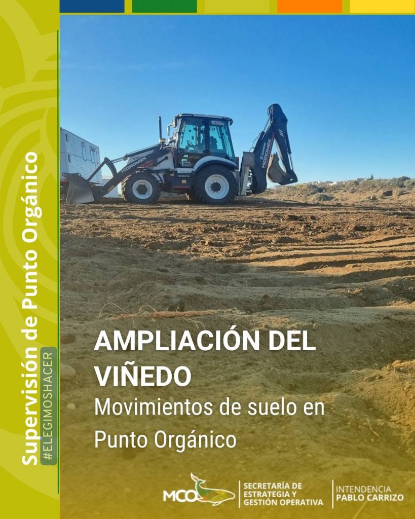 ARRANCÓ LA AMPLIACIÓN DEL VIÑEDO MUNICIPAL