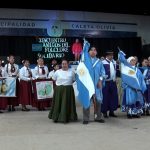 Residentes salteños realizaron su encuentro solidario de folcklore