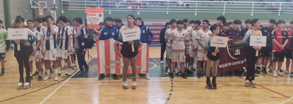 Se juegan en Caleta Olivia los juegos santacruceños Evita en Futsal Sub 16