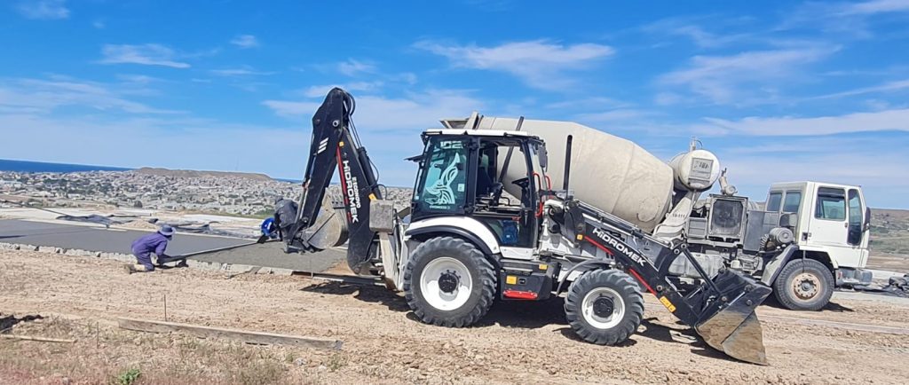 Inician obras en el playón del barrio El Chaltén