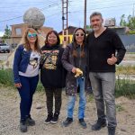 Alumnos realizan la reconstrucción de una esfera del arco ubicado en el CeMEPA