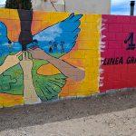 Se inauguró un mural sobre Derechos Humanos en inmediaciones de la Secretaria de Desarrollo Social