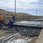 Avance de obras civiles para Caleta Olivia