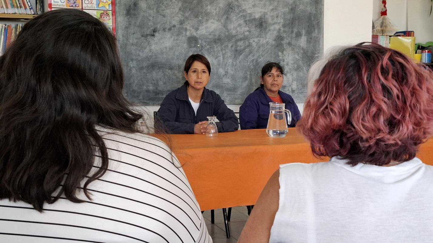 Vecinos del barrio Mutual realizaron curso de compost