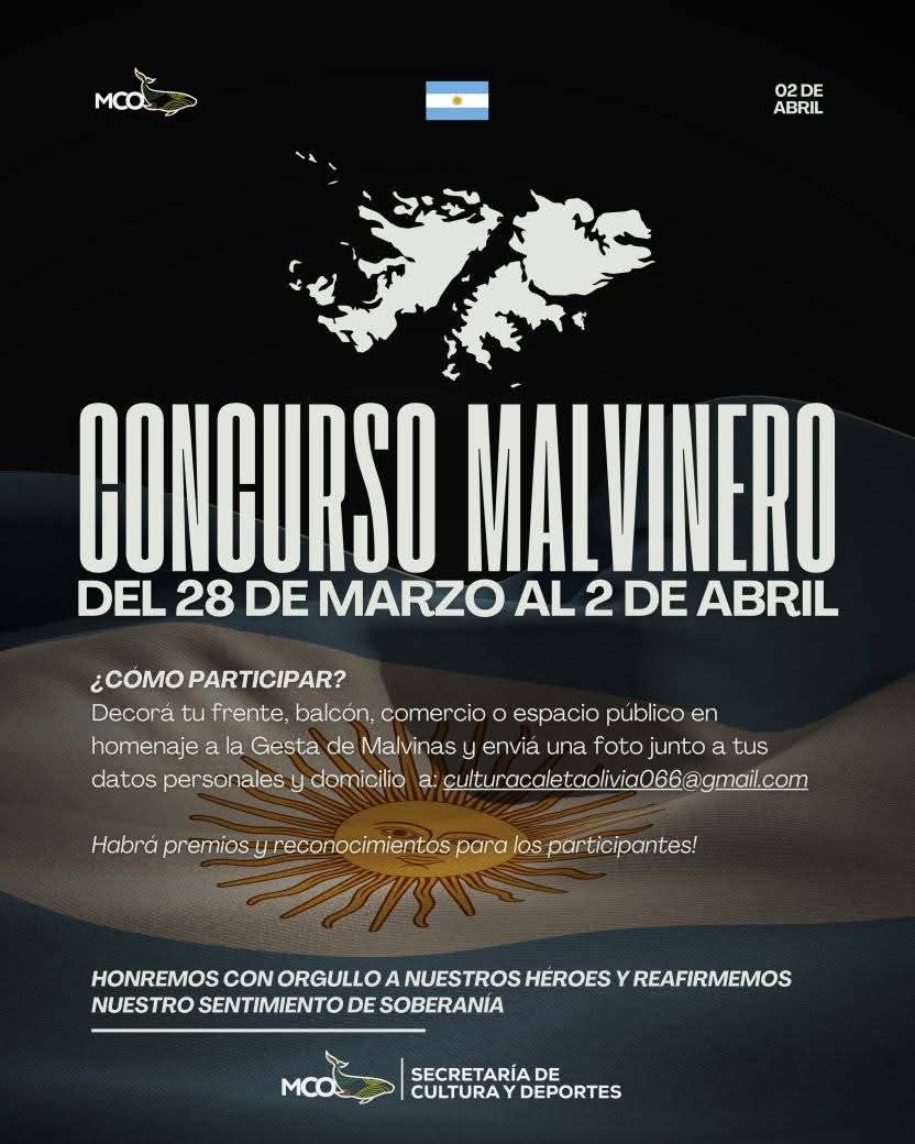 Concurso Malvinero: se lanzó el certamen en homenaje a la Gesta de Malvinas