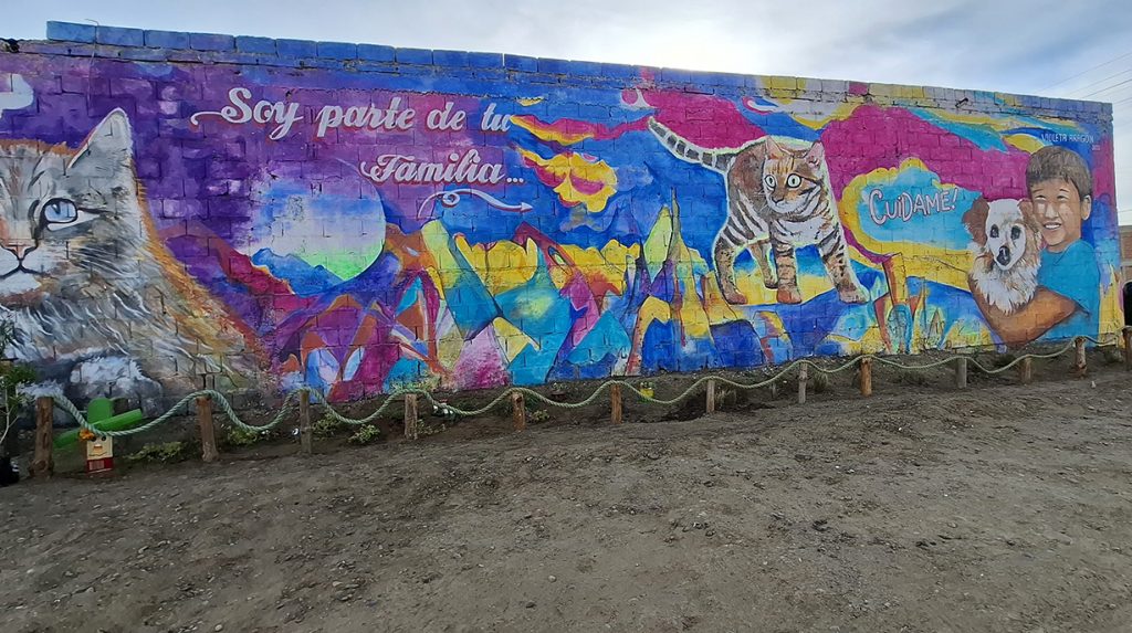 Inauguran mural artístico promoviendo la tenencia responsable de mascotas