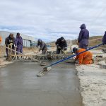 La segunda etapa de pavimentación en la Avenida Tierra del Fuego está próxima a culminar