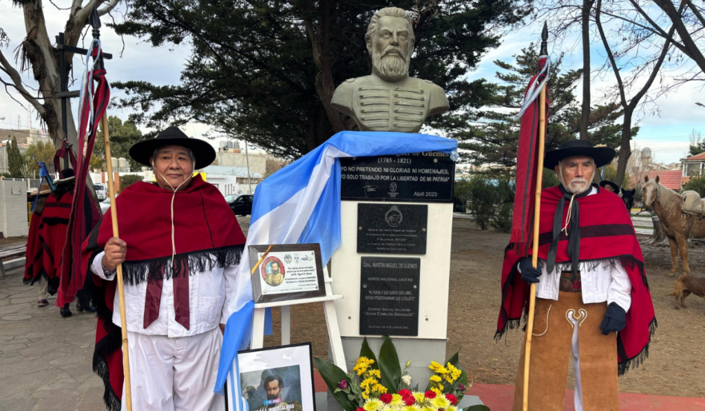 Caleta Olivia rindió homenaje al general Martín Miguel de Güemes