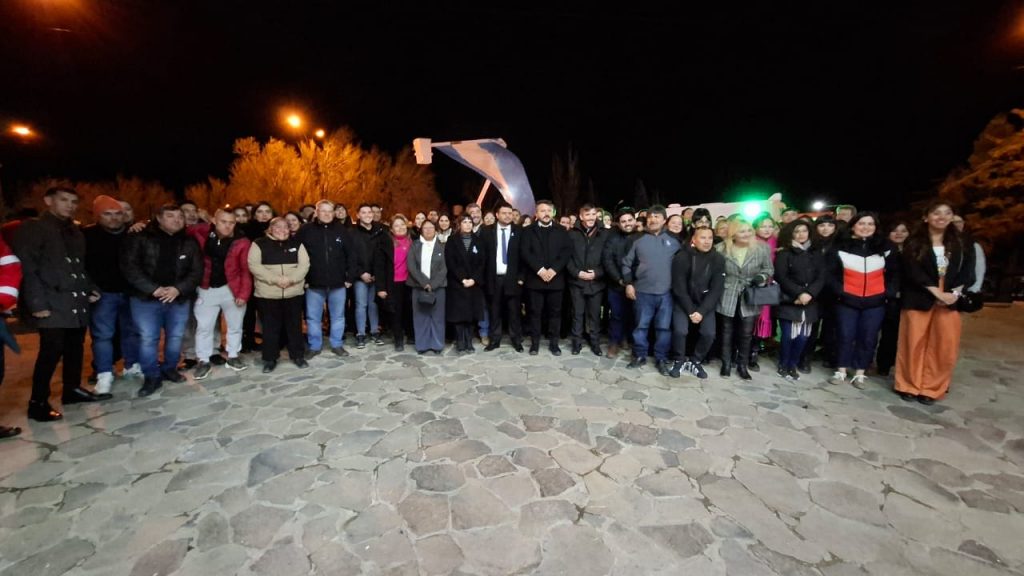 Pablo Carrizo participó del 81° aniversario de Cañadón Seco
