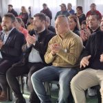 Carrizo acompañó la promesa a la bandera en la Escuela 57