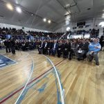 La Municipalidad de Caleta Olivia conmemoró el Día de la Independencia con un emotivo acto en el Complejo Deportivo Municipal