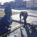 Se refuerzan condiciones de seguridad vial en sector de amplia circulación vial y peatonal