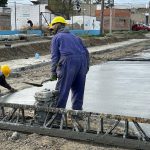 Daniel Álvarez recorrió obras junto al intendente Pablo Carrizo