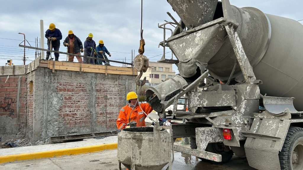 Avance de obras en Caleta Olivia