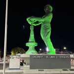 El Gorosito refleja luz verde en el Día Mundial del Turismo