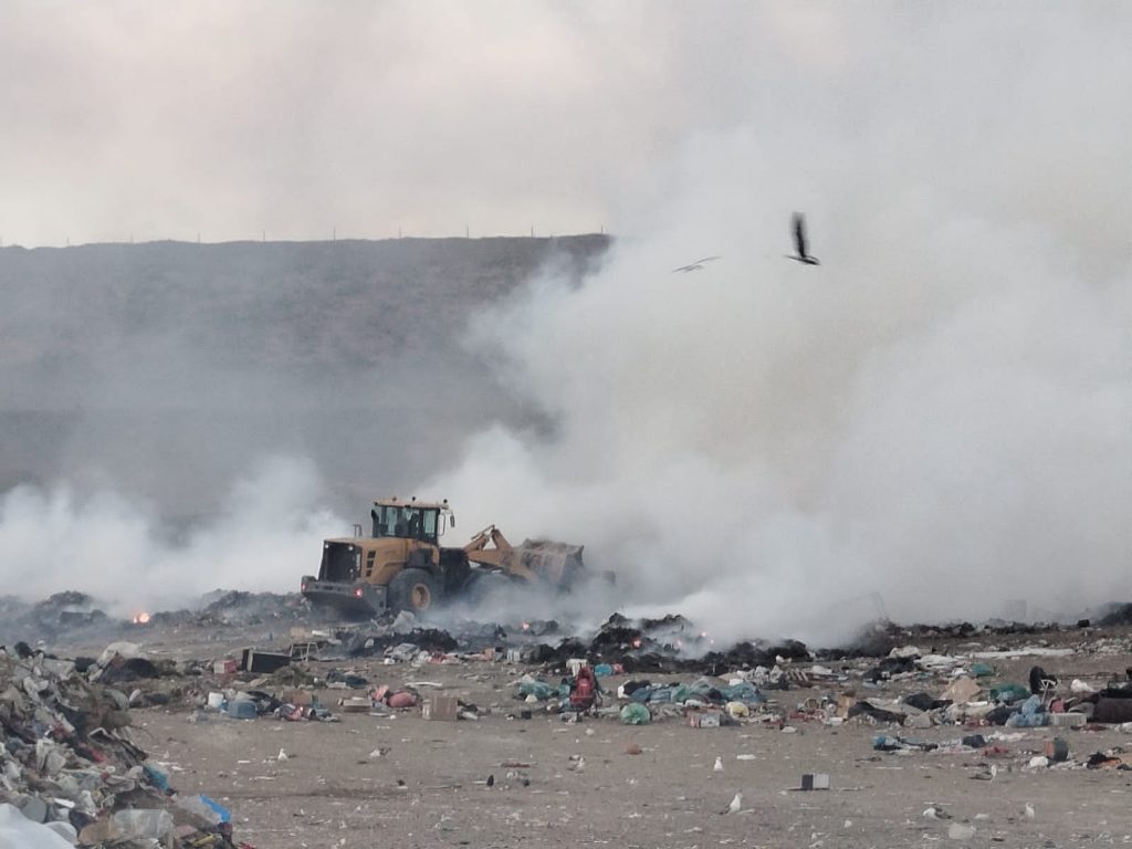 Tras inmediata intervención, Municipio controló incendio en PTRUMCO