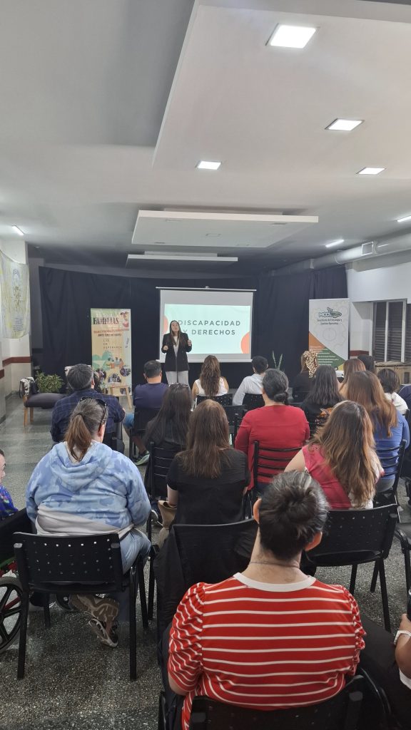 Se realizó una charla  sobre los derechos de las personas con discapacidad