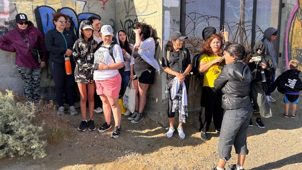 Turistas y locales participaron del circuito intermareal