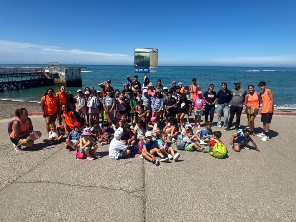 Educación ambiental: colonias de vacaciones recorrieron el circuito intermareal