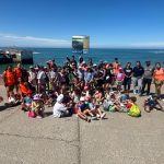 Educación ambiental: colonias de vacaciones recorrieron el circuito intermareal