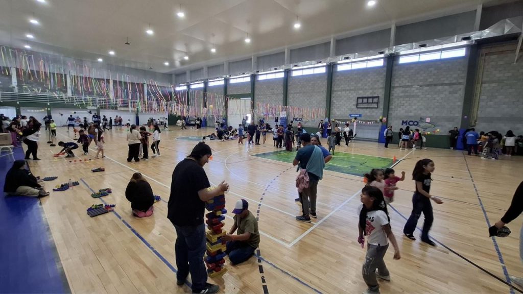Se realizó la Jornada “Recreo XL” en el Gimnasio Municipal Pancho Cerda