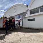 Inician un relevamiento para la reparación del techo del Complejo Deportivo Municipal