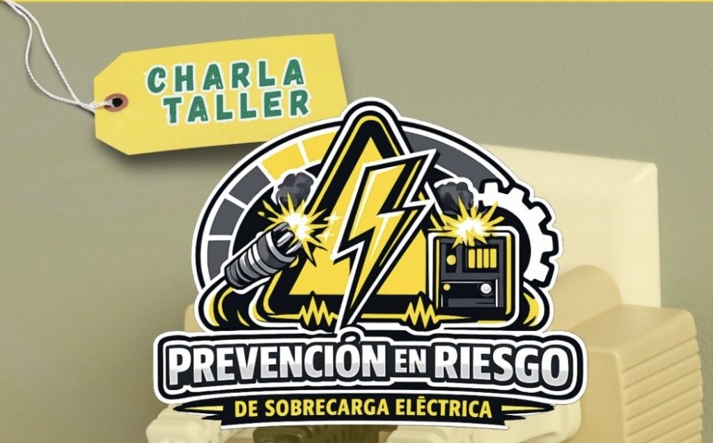 Invitan a participar de la charla taller “Prevención en Riesgos por Sobrecarga Eléctrica”