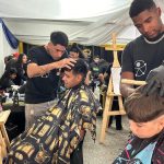 El Municipio acompañó jornada solidaria con copa de leche y corte de cabello gratuito en Fundación Flota Amarilla
