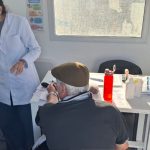 La Municipalidad de Caleta Olivia puso en marcha un consultorio móvil de salud integral en la Costanera caletense