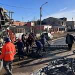 Continúan los trabajos de pavimentación sobre la calle Ana Minetto en el barrio 17 de Octubre