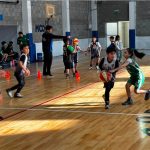 Más de 70 niños participaron de un encuentro de mini básquet en el “Pancho” Cerda