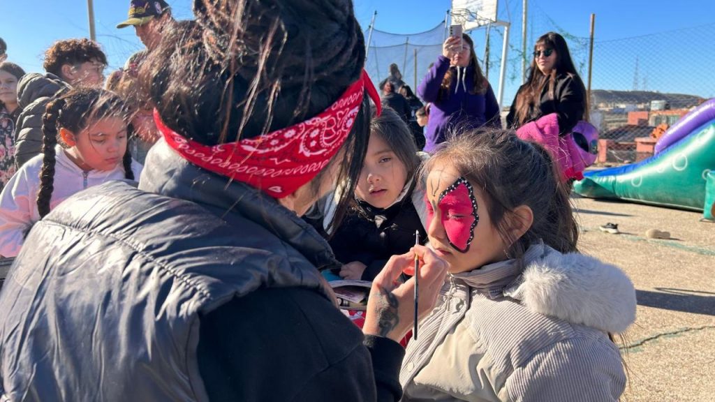 El día del niño también se celebró en el barrio 17 de octubre