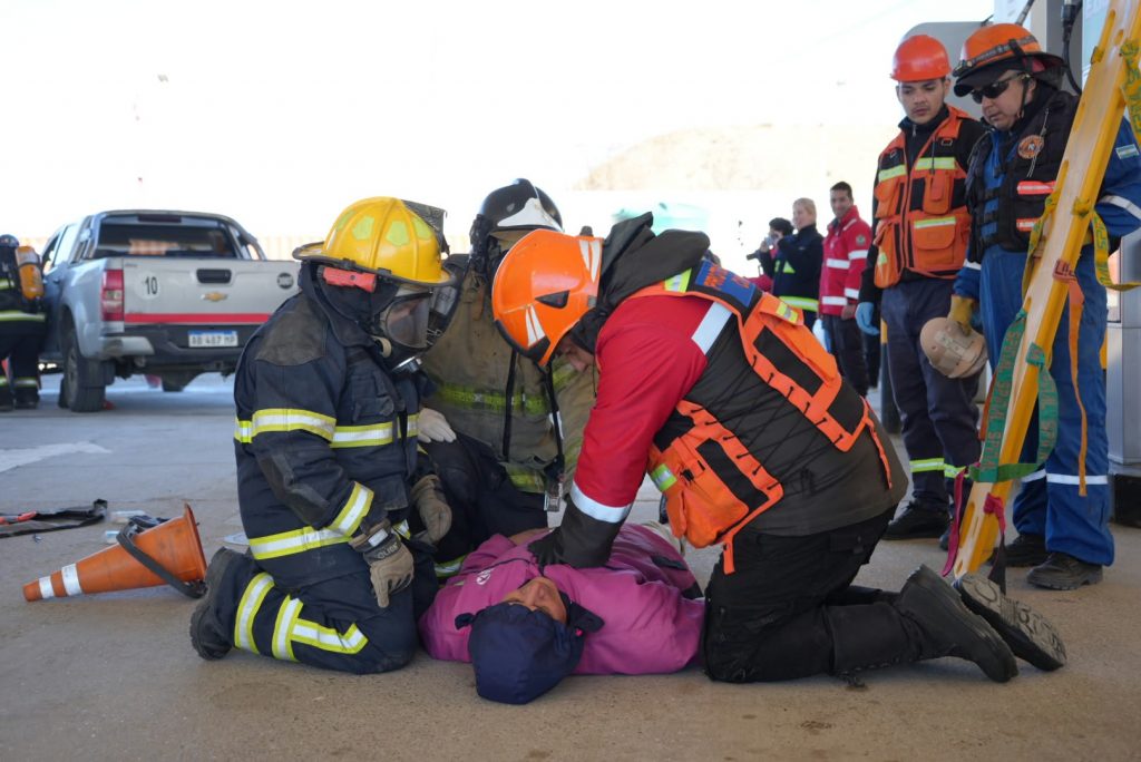 Simulacro de accidente vial: el Municipio fortaleció la articulación junto a equipos de emergencia