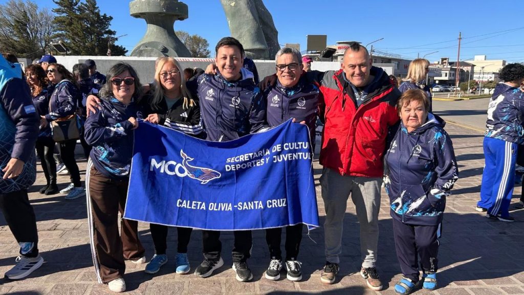 Los representantes santacruceños viajan rumbo a los Juegos Nacionales de Adultos Mayores
