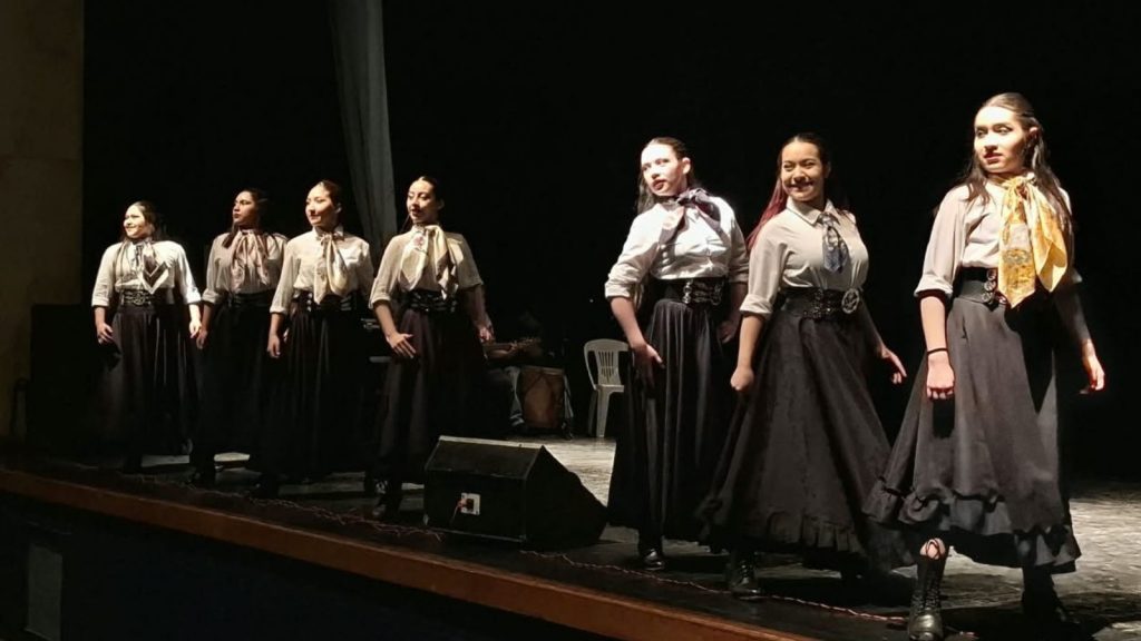 Cultura acompañó a la agrupación Facón Grande en su camino al Nacional de Malambo Femenino