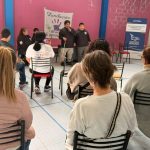 Caleta Olivia realizó una jornada de concientización sobre discapacidad visual y el uso del bastón blanco