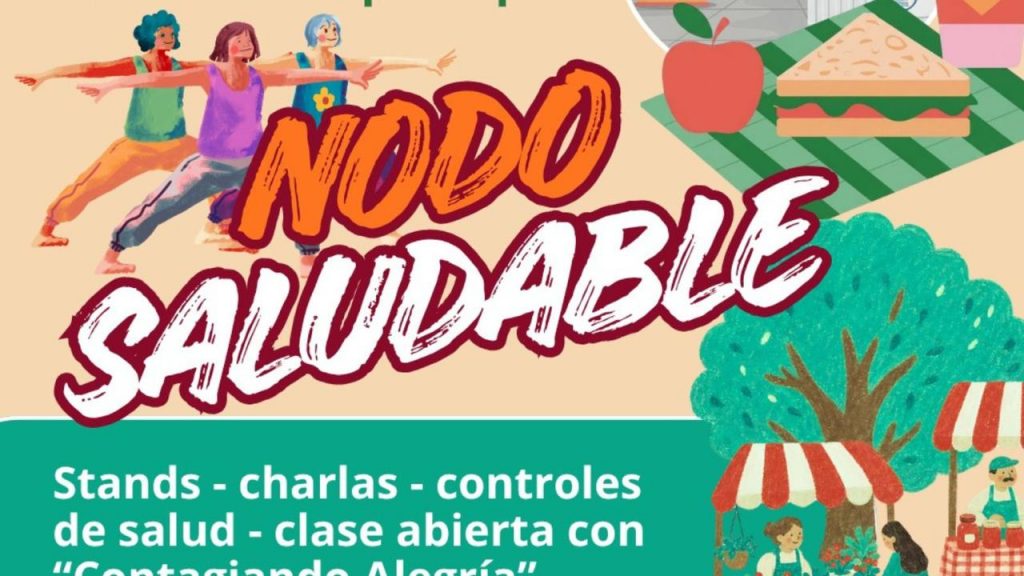 La Municipalidad invita a participar de una nueva jornada de Nodo Saludable